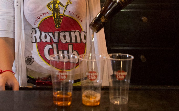Havana Club Pouring