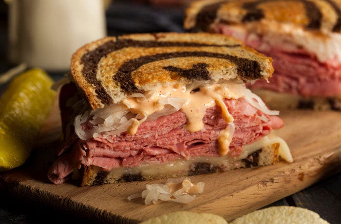 Reuben Sandwich with Smoked French Dressing