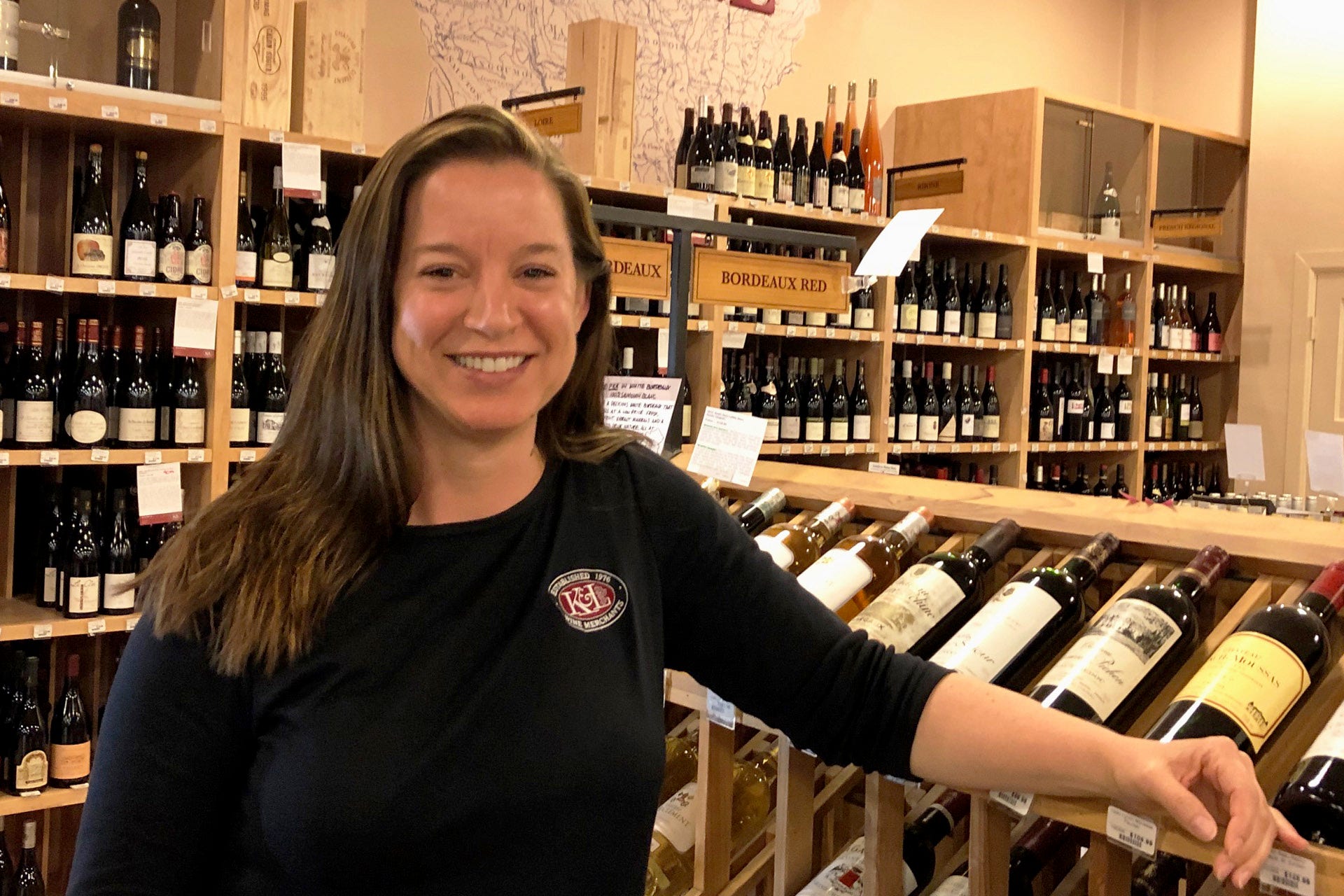 Sarah Covey of K&L Wine Merchants