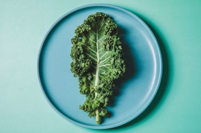 Kale on a plate