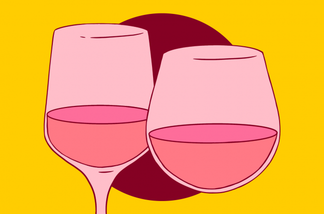 traditional wine glass versus stemless wine glass