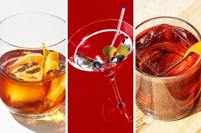 3 classic cocktails
